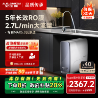 [重磅上市]史密斯净水器佳尼特蓝鲸1100G家用厨下式直饮净水机2.7升/分钟专利5年长效RO膜CR2700AB1