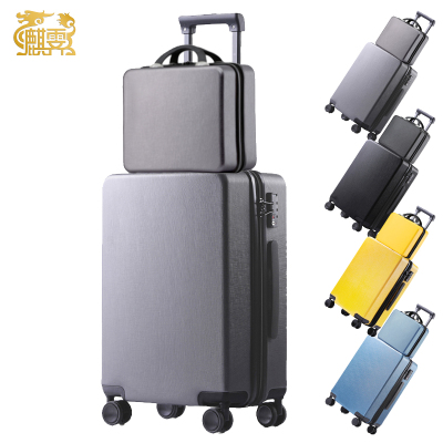 麒霁子母套装旅行箱 灰色24英寸拉链款9201TD