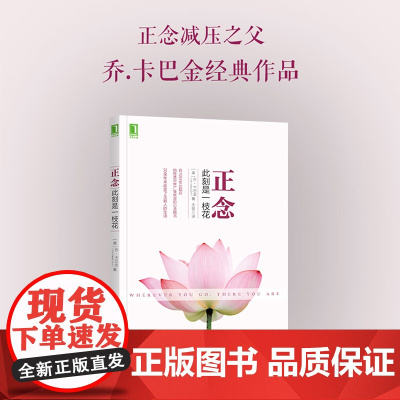 正念 此刻是一枝花 正念减压之父乔·卡巴金代表作 阐明正念冥想的精髓和方法 找回平静、专注、清明、幸福 正版书籍