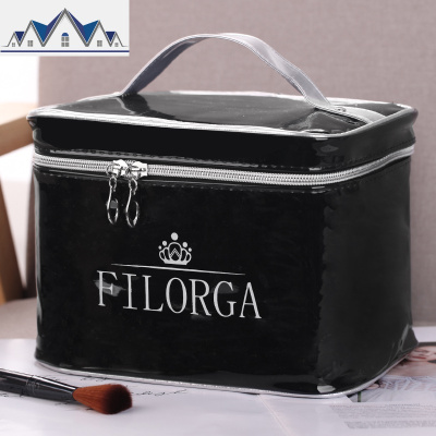 网红化妆包女小号便携韩国简约大容量手提洗漱品收纳袋ins风超火 三维工匠收纳包