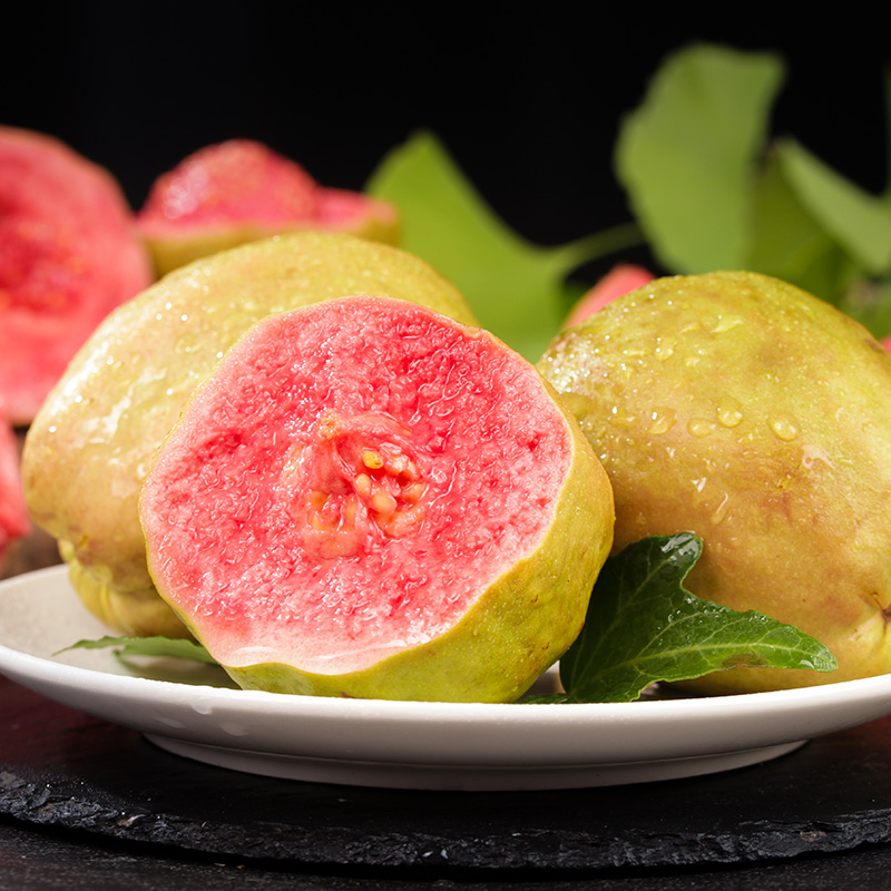 [苏鲜生]新鲜红心芭乐 番石榴 净重5斤装 新鲜水果 甘甜可口