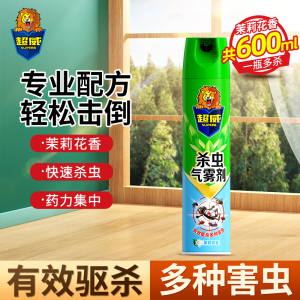 超威杀虫剂气雾剂茉莉花香600ml杀虫喷雾有效驱杀多种害虫