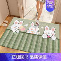 爱心小兔 40*60cm[一冲即净 丝圈] [正版]丝圈入户门刮土防滑地垫家用进门门口耐脏地毯可自由裁剪DIY脚垫