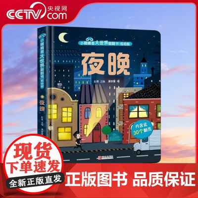 [央视网]夜晚 低幼版 小眼睛看大世界翻翻书 多个主题场景 向孩子介绍夜晚 满足孩子的好奇心 QH