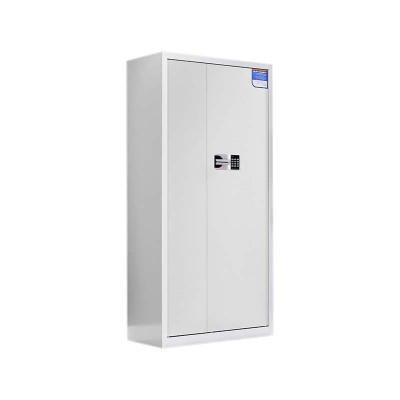 东升顺保密柜财务档案柜文件柜办公室资料储物柜保险柜电子密码国保锁通体白色-国保密码锁