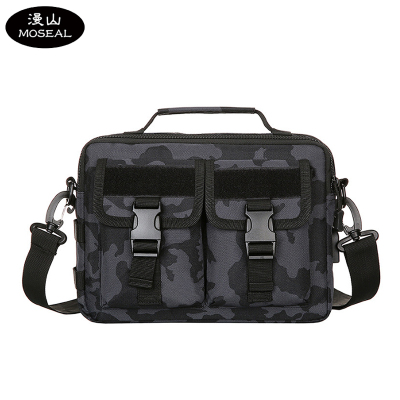 漫山 大容量单肩包男女户外斜挎包防水战术包多功能手提包 MS-JC6036 (个) 天蝎迷彩色