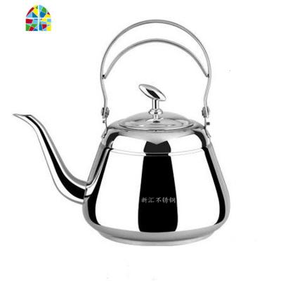 特厚不锈钢电陶烧水壶煤气电磁炉专用泡茶壶平底功夫小烧水壶茶 FENGHOU 特厚高端本色1.2升