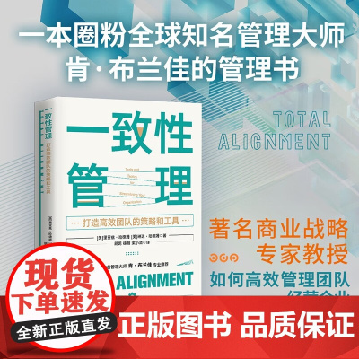 一致性管理 打造高效团队的策略和工具 里亚兹·哈德姆等 著 一本圈粉全球知名管理大师肯·布兰佳的管理书 管理