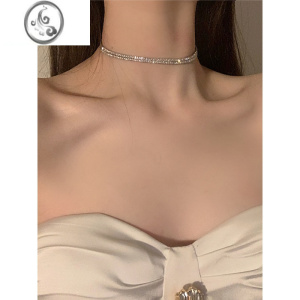 JiMi精致感爆棚丨简约锆石锁骨链轻奢小众设计高级感项链项圈女