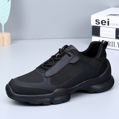 春夏网面健步鞋户外运动越野跑鞋男士镂空透气休闲防滑登山徒步鞋