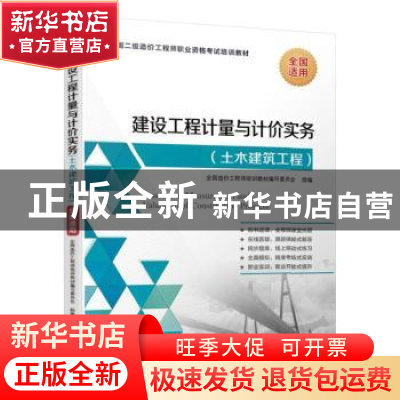 正版 建设工程计量与计价实务(土木建筑工程) 全国造价工程师培