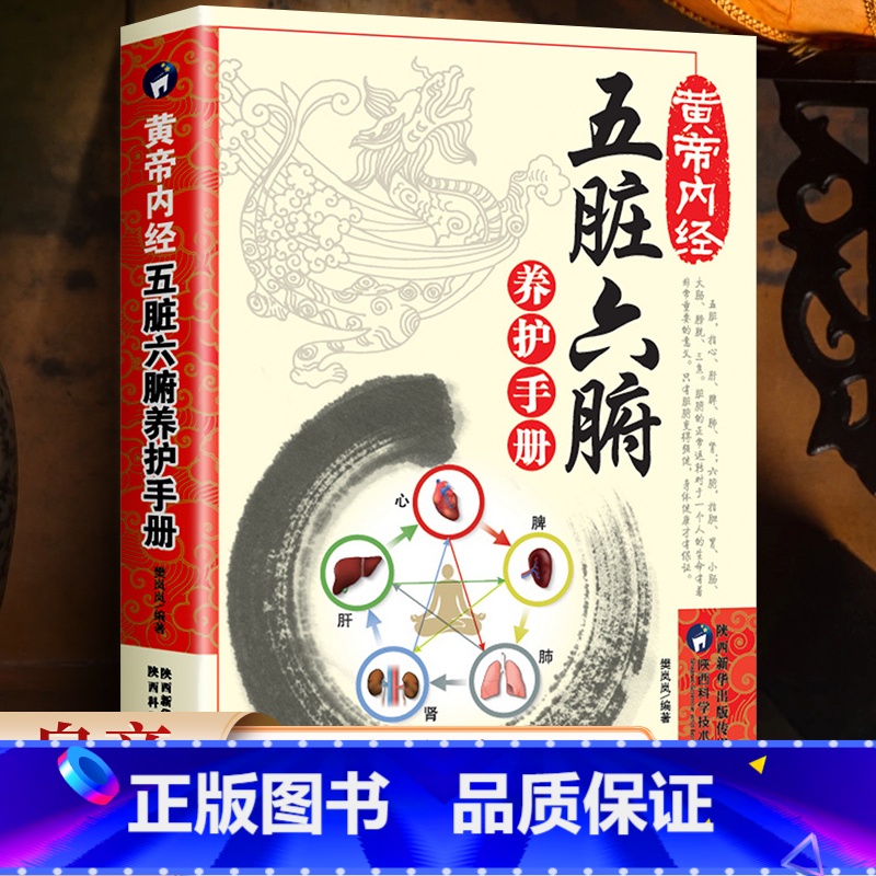 [正版]黄帝内经五脏六腑养护手册 中医书籍 调理 五脏六腑养生的书籍 樊岚岚/编著 家庭养生书籍