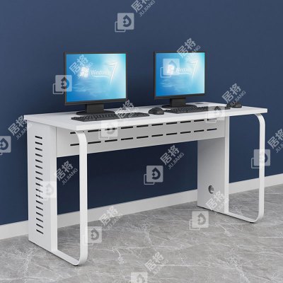 居将 钢架电脑桌培训桌机房电脑桌学习桌课桌 双人位M款