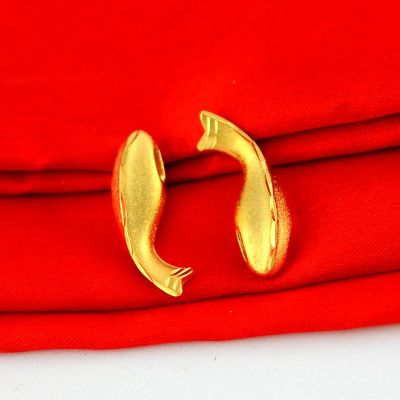 金满多 新款年年有鱼手链手绳DIY配件 可爱小丑鱼吊坠 仿真黄金鱼送女朋友老婆情人节七夕生日礼物