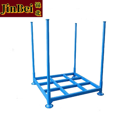 锦北仓库插管堆垛架巧固架堆叠冷库货架高架码垛架布料架 插管式1200*1200*1500mm