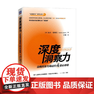 深度洞察力自我探索与精进的4堂课 妮可·勒佩拉 著 发展心理学 心理健康 心理疗愈
