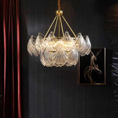 克罗斯塔 后现代全铜吊灯时尚轻奢大气客厅灯个性创意别墅餐厅卧室样板间灯