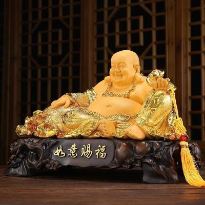 美帮汇弥勒佛大肚笑佛像摆件工艺品客厅玄关位家居店铺供奉