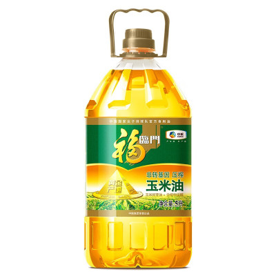 福临门黄金产地非转压榨玉米油5L