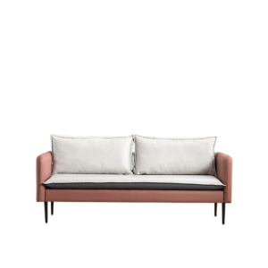 易企采 1.7米轻奢科技布小户型休闲会客沙发服装店奶茶店餐厅双人三人沙发椅 1.7米【颜色备注】 170cm*60cm*61cm