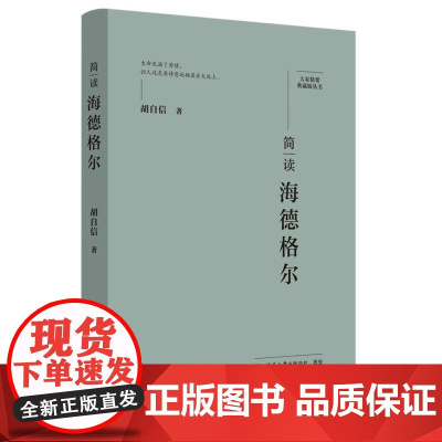 简读海德格尔:“大家精要·典藏版”丛书:
