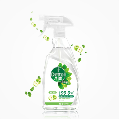 滴露家居清新清洁喷雾家用多用途温和泡沫500ml天然植物除菌清洗
