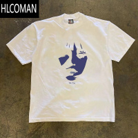HLCOMAN搞钱做慈善 3A260克双纱!美式复古情侣女宽松短袖T恤男