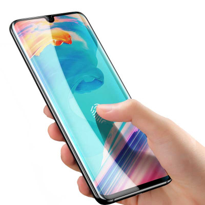 圣幻 华为P30pro钢化膜p40pro全屏覆盖5G华为p30手机防膜全包mate30pro曲面高清膜防摔蓝光膜 P30蓝光钢化膜