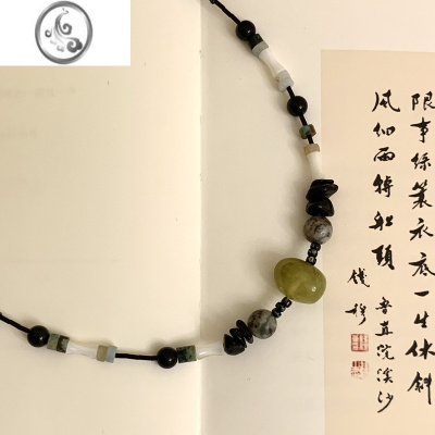 JiMi雨霖铃 | 远秋杪 原创小众新中式复古串珠项链ins