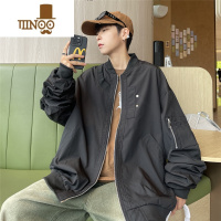 YANXU港风外套男潮牌痞帅感夹克原宿风棒球服潮流百搭炸街帅气