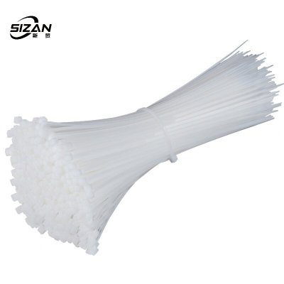 斯赞 自锁式塑料尼龙扎带 8*400mm 100条/包