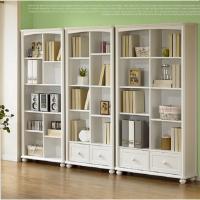 森美人儿童书柜韩式现代简约书架田园欧式展柜飘窗柜50边柜90组合书桌柜