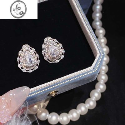 JiMi「人间梦」小众法式耳环蚊香盘耳夹无耳洞女巴洛克耳饰气质耳钉