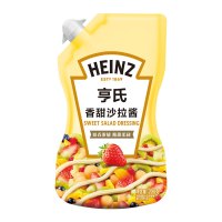 亨氏(HEINZ) 亨氏香甜沙拉酱 200g 蔬菜水果沙拉寿司酱 奶香轻食搭配 裱花嘴 200g*2袋