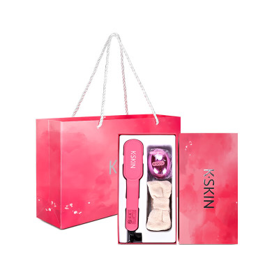 金稻直发梳自动卷发棒负离子直发夹板防烫改善毛躁不伤发养发柔顺卷发梳家用直发器 深粉红KD373 礼盒