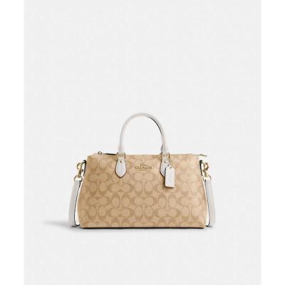 COACH蔻驰女士手提包简洁设计通勤包