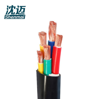 沈迈 铜芯软电缆 ZR-YJVR-0.6/1KV-4*10+1*6mm² /米