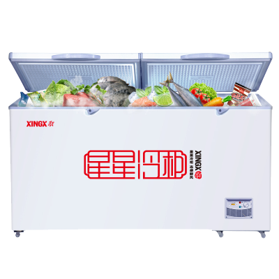 星星(XINGX) 519升冷柜卧式大容量冷藏冷冻转换单温冰柜 深冷速冻 电脑温控 BD/BC-519E
