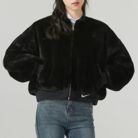 NIKE耐克外套运动休闲保暖立刻双面床女装夹克FB8693-010 D