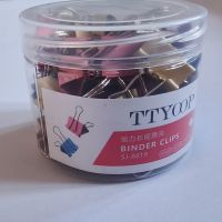 TTYOOP SJ-8819 19mm 长尾夹 40只/盒 (计价单位:盒) 彩色