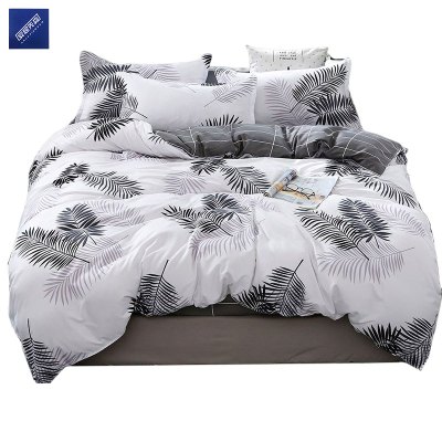 安居先森植物棉印花双人床四件套活性印染床上用品四件套C1062(套)