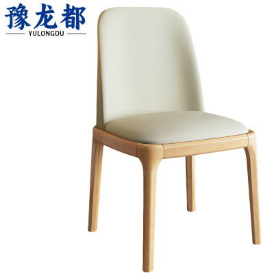 豫龙都实木餐椅靠背把