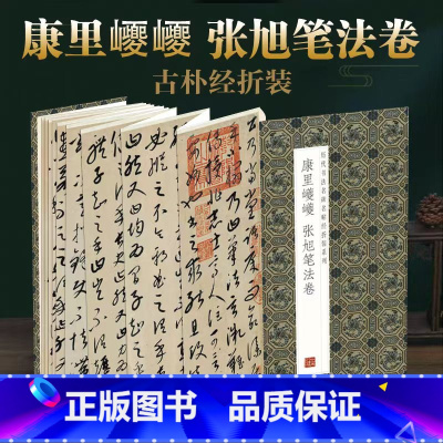 [正版]康里巙巙张旭笔法卷历代书法名帖经折装系列简体释文张旭草书折页毛笔书法字帖书籍书法成人学生临摹临帖练习让您领悟章法