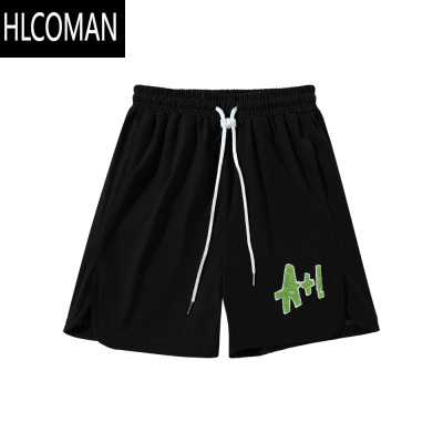 HLCOMANANDTI美式短裤[A+]潮牌训练街头四分裤男速干跑步运动裤男潮