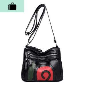 2020新款水洗软皮斜跨迷你小号女包简约休闲单肩包时尚百搭民族风NEW LAKE 彩色女士单肩包 彩色