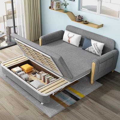 可折叠沙发床两用双人小户型阳台伸缩床可睡觉的沙发储物多功能