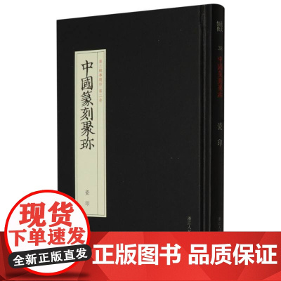 瓷印 中国篆刻聚珍第三辑 中国篆刻大字典战国印汉官汉私印秦印古玺印书画印章图谱篆书临摹鉴赏中国历代篆刻集粹印谱