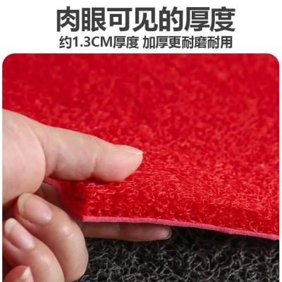 匹牧丝圈地垫酒店迎宾PVC防滑垫红色1.2*1m厚10mmPM-DZ-0014单位:件 1.2*1m厚10mm 红色
