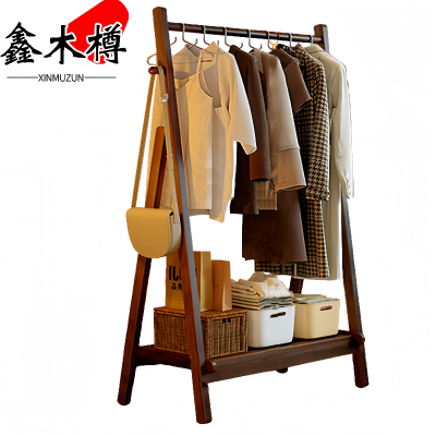 鑫木樽衣帽架0.8m个