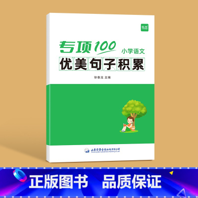 优美句子积累 [正版]易蓓小学语文字词句语法突破专项100训练一二三四五六年级人教版易错字成语句子句式语法标点病句修改修
